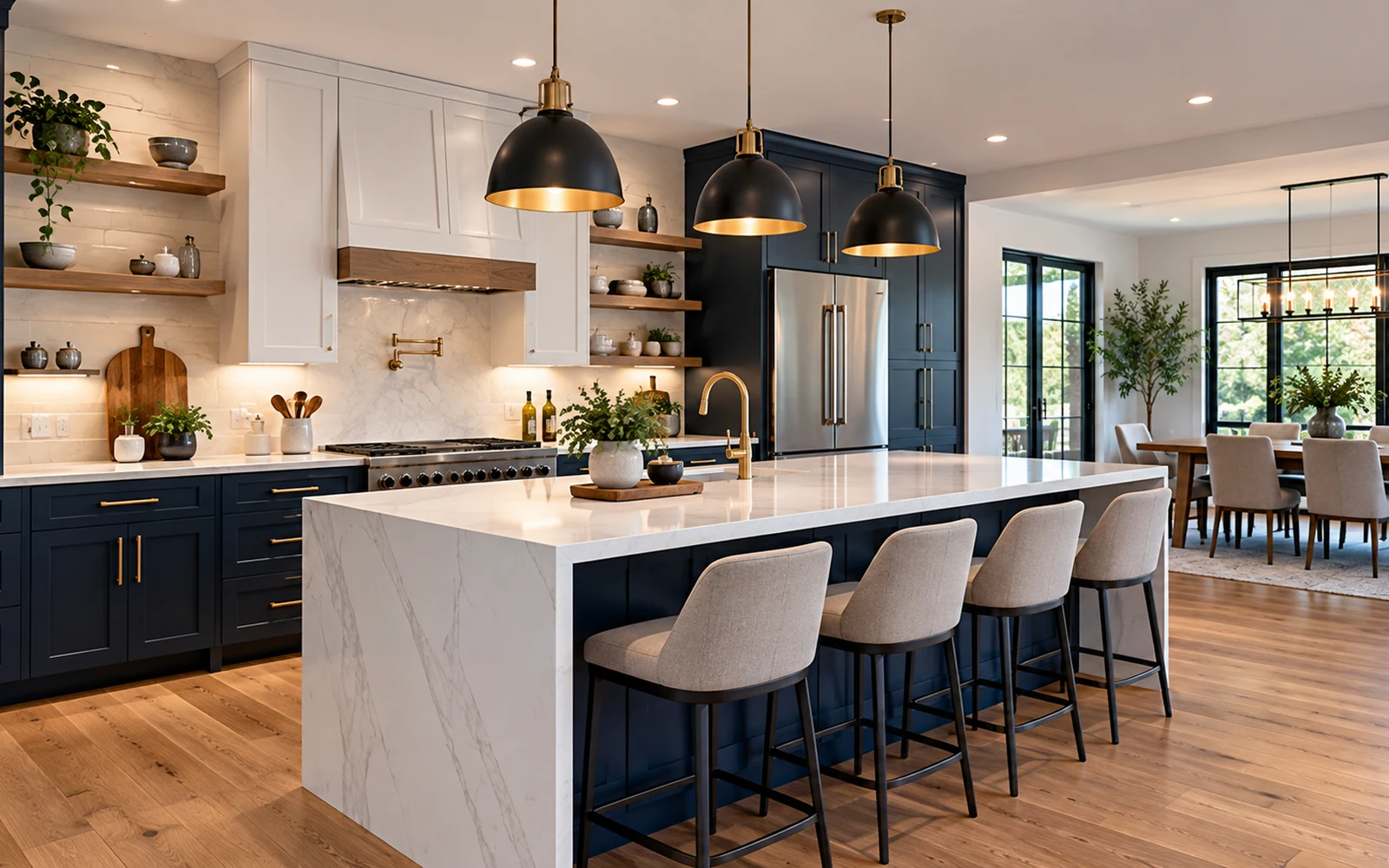 Illustrative kitchen renovations concept