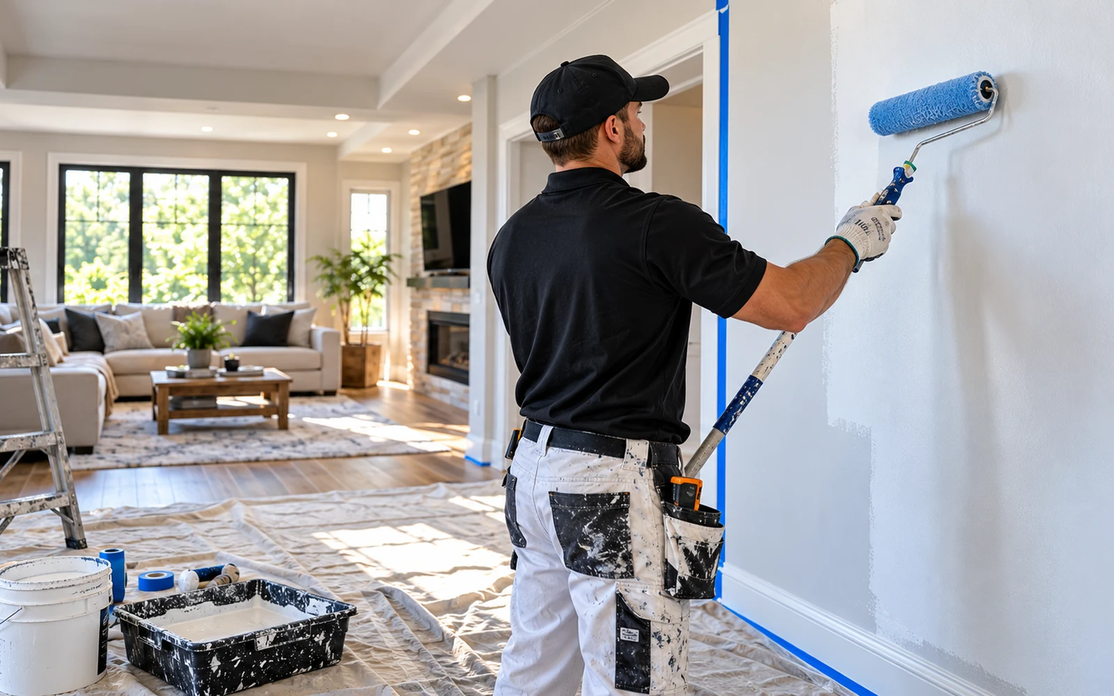 Illustrative painting & drywall design